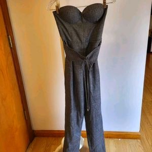 NBD brand plaid jumpsuit size small